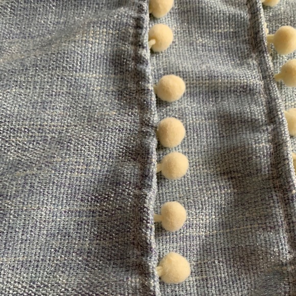 Set of 4 Pom Pom Detailed Placemats - Picture 2 of 4